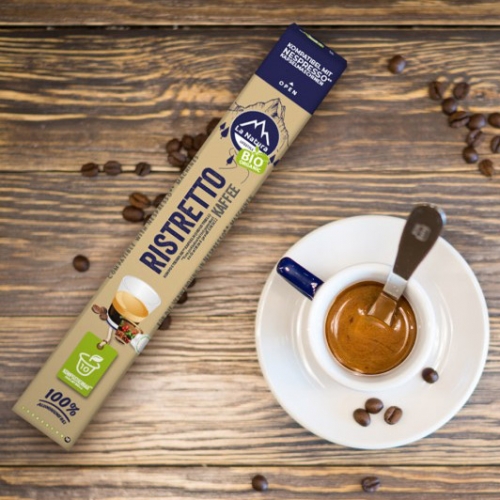 capsules de café bio compostables
- compatibles Nespresso®**